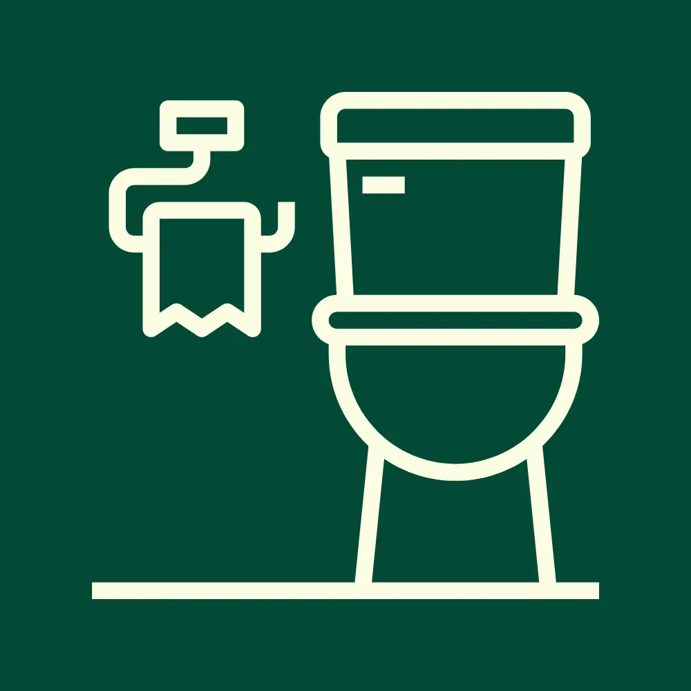 Wheelhchair accessible restroom icon